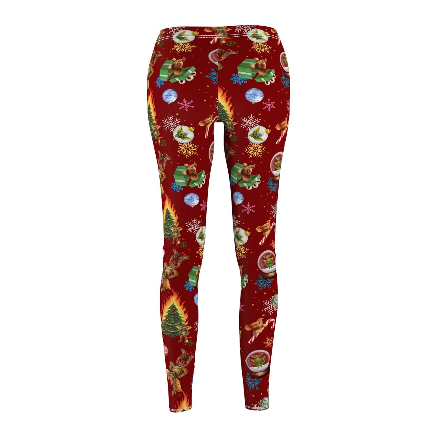 Horror Nightmare Leggings | Twisted Laffy Holidays | All-Over Print Women's Casual Bottoms