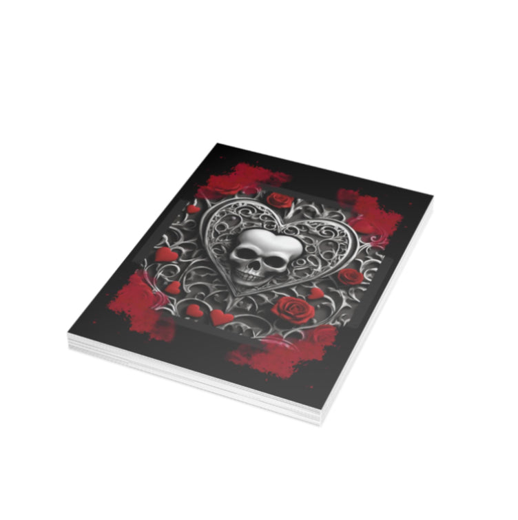 Gothic Hearts Greeting Cards (1, 10 pcs)