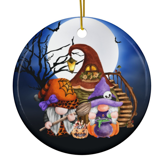 Witchy Gnomes | Heirloom Ceramic Ornaments (1pc, 3pcs, 5pcs, 10pcs)