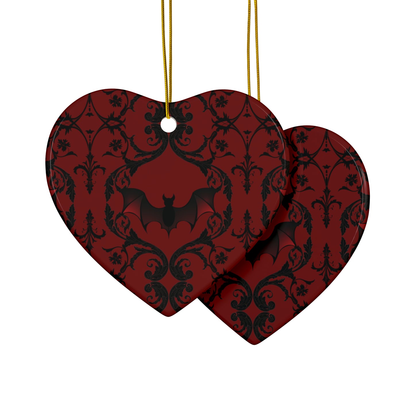 Vampire Red | Heirloom Ceramic Ornaments (1pc, 3pcs, 5pcs, 10pcs)