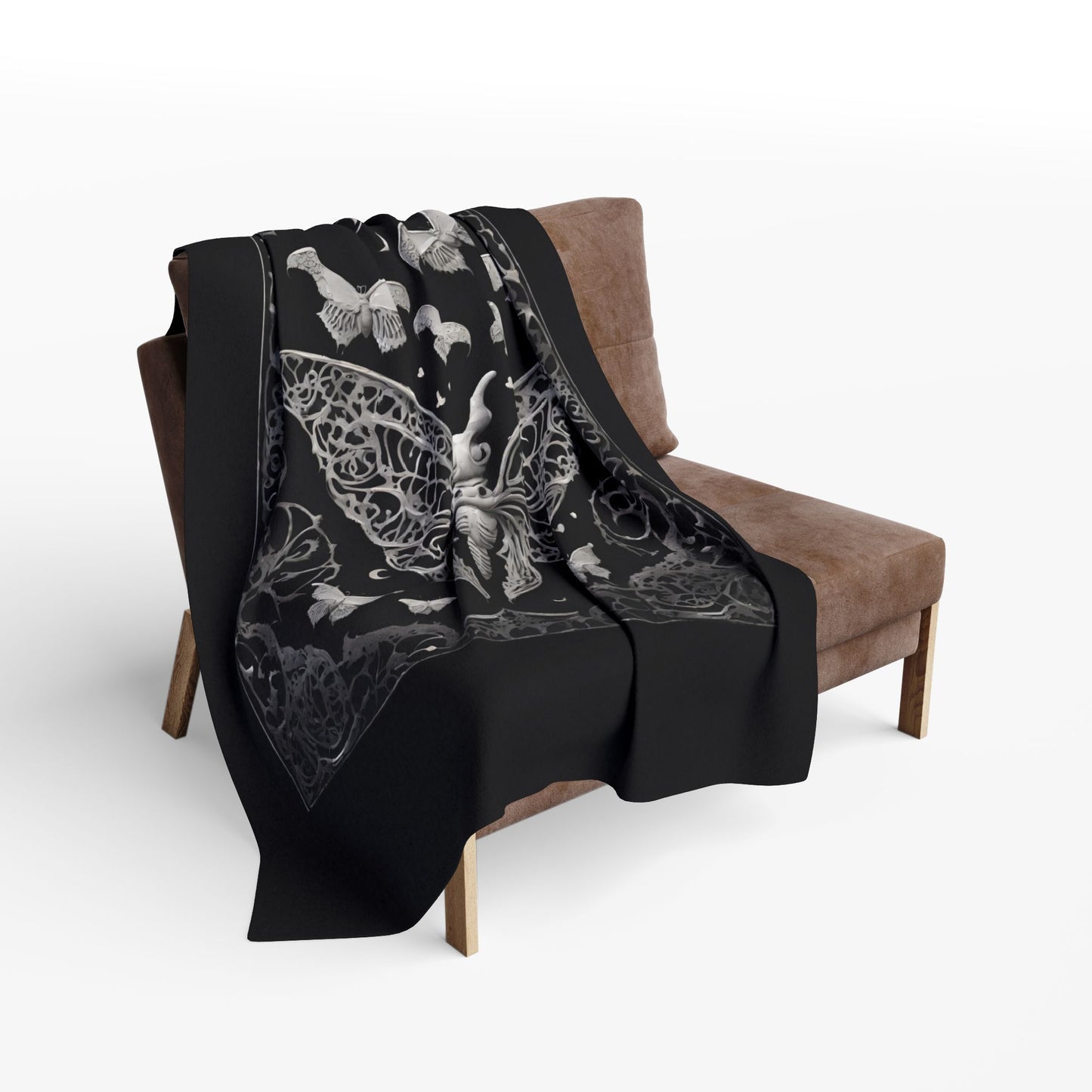 Fleece Blanket Dream Moths Design