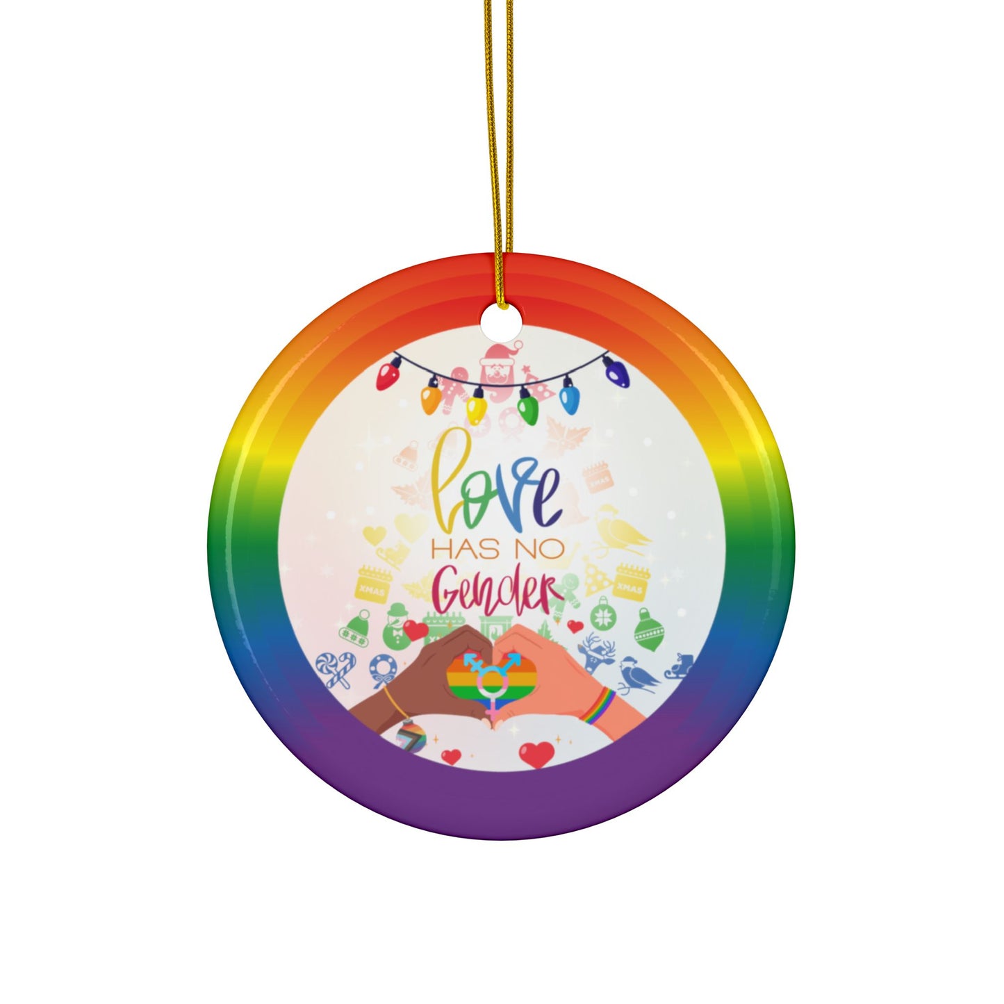 Pride Spirit | Heirloom Ceramic Ornaments (1pc, 3pcs, 5pcs, 10pcs)