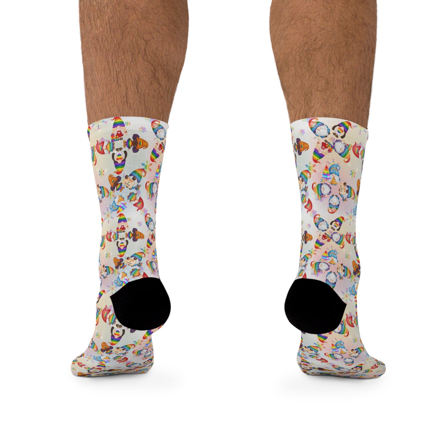 Pride-mas Gnomes | Recycled Poly Socks