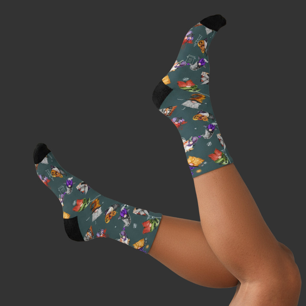 Gnome-o-ween | Recycled Poly Socks