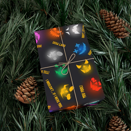 Be Warned | Spooky Lights | Gift Wrap Papers