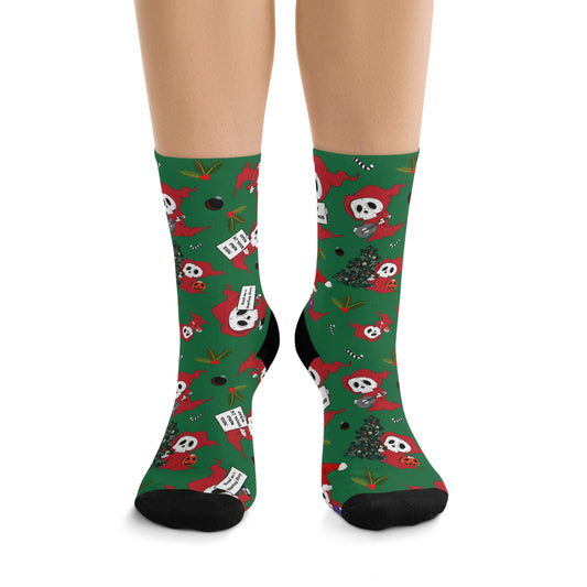 Spookymas Ghoul | Recycled Poly Socks