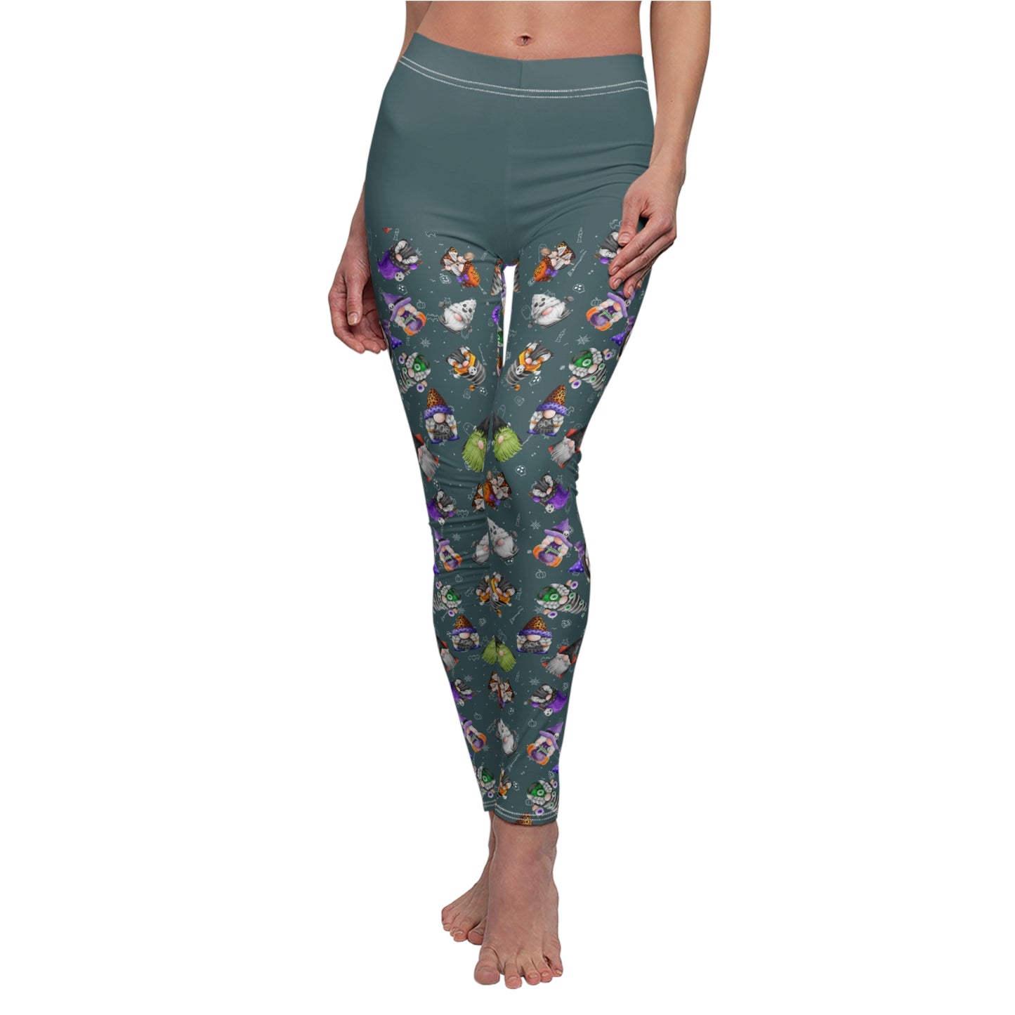 Nightmare Leggings | Gnomeoween | All-Over Print Women's Casual Bottoms
