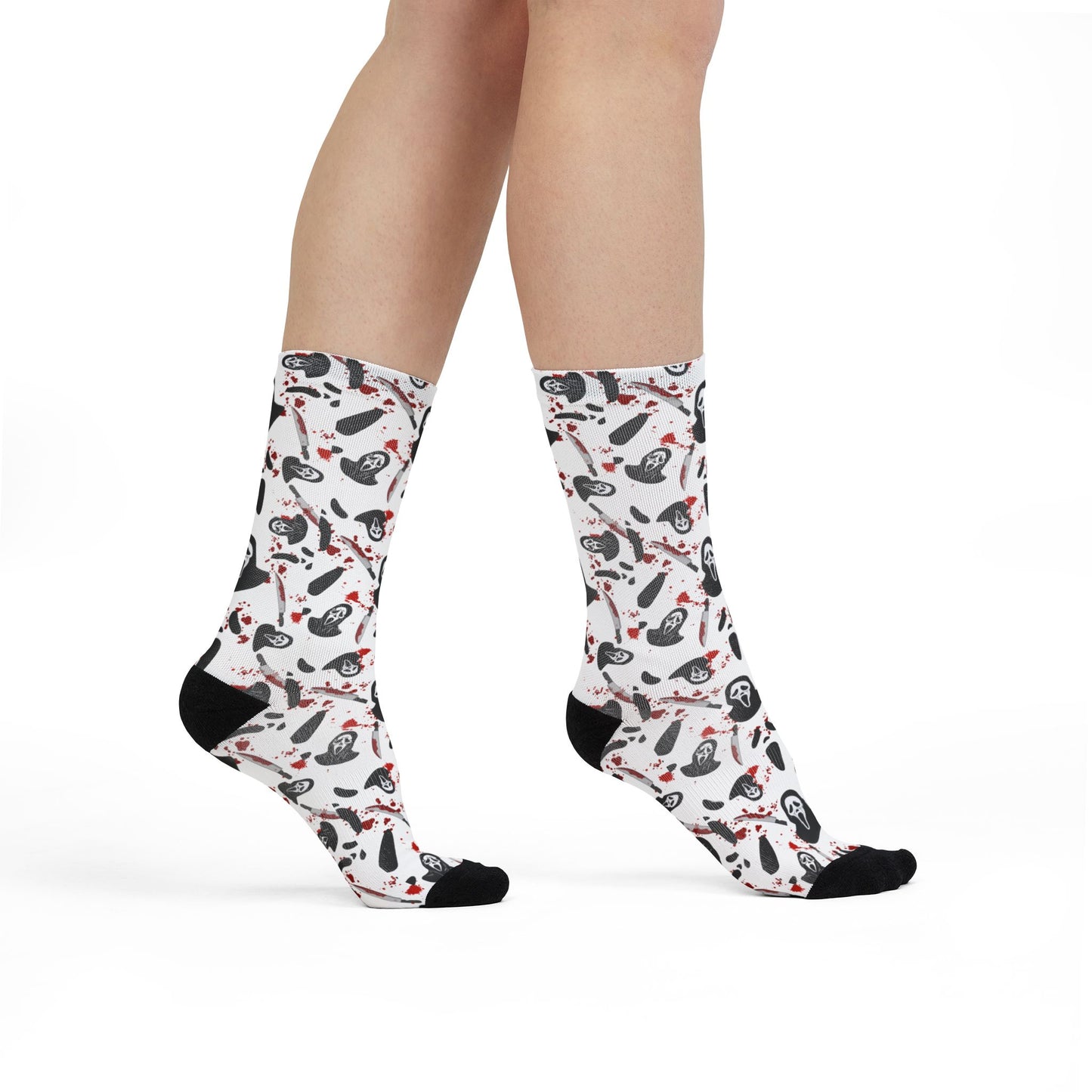 Horror Socks | Have a Good Scream | Recycled Poly Socks | Cozy and Scary