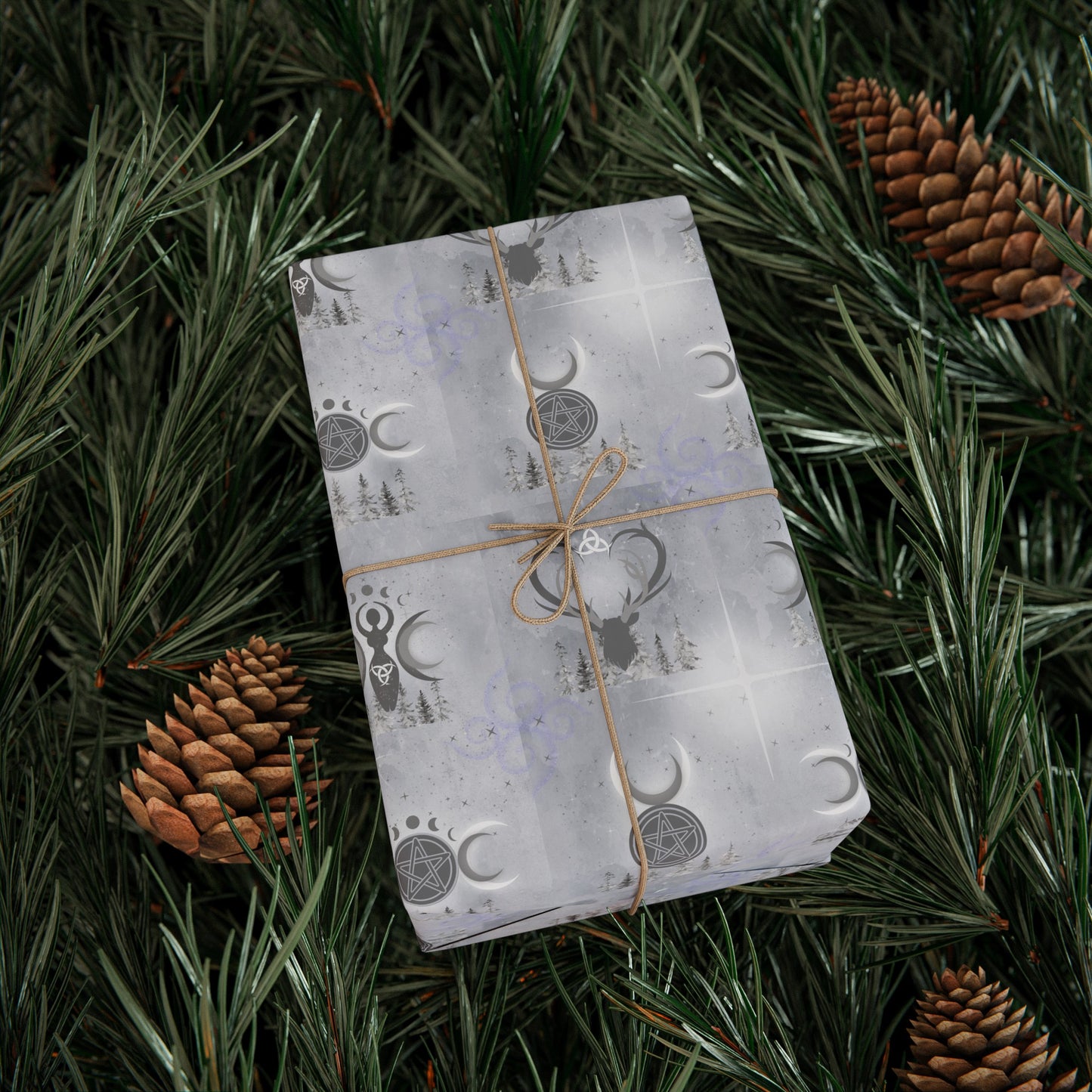 Yule Solstice | Winter Solstice | Gift Wrap Papers