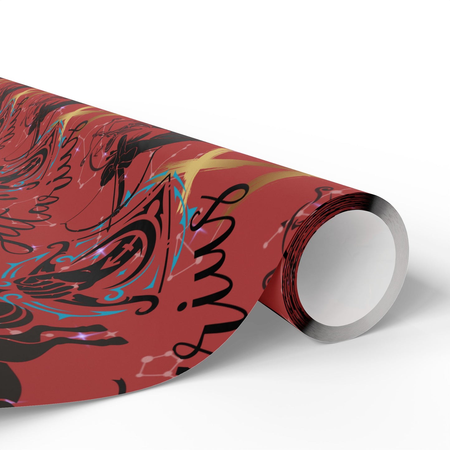 Sagittarius | Red | Zodiac Birthday Wrapping Papers