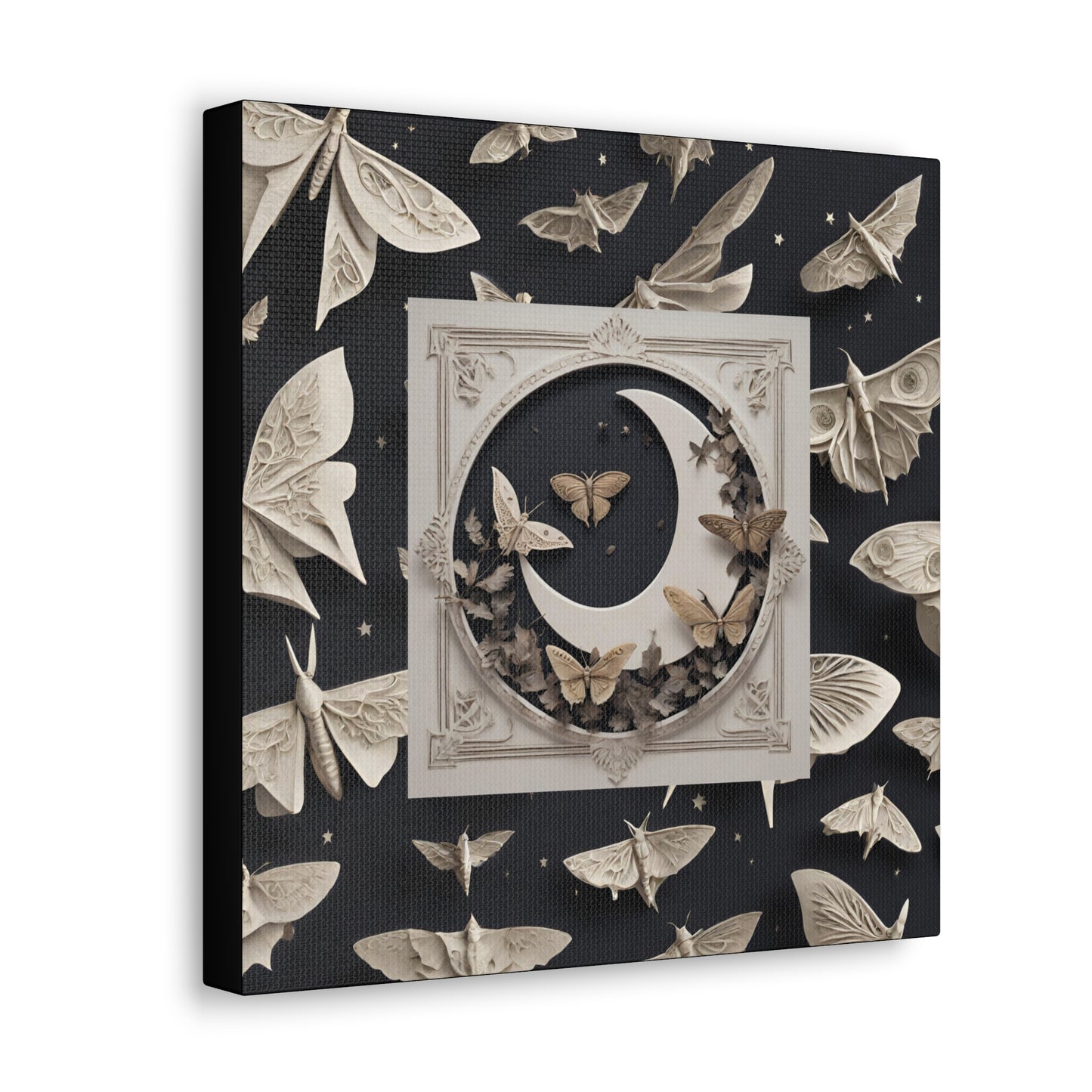 Moon Moths Canvas Gallery Wraps