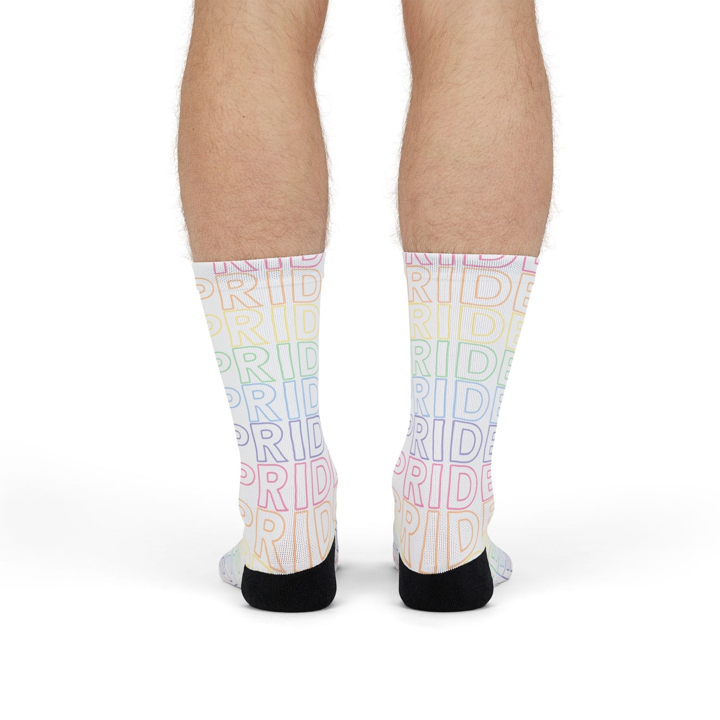 Goth Pride (Rainbow) | Poly Crew Socks