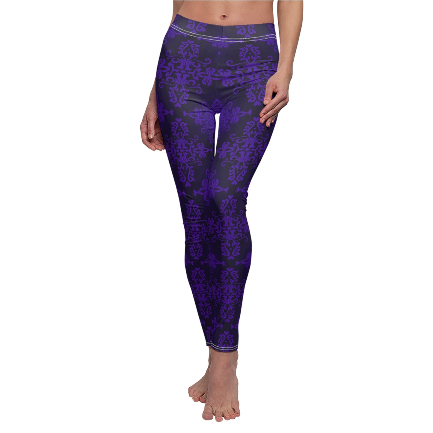 Nightmare Casualties | Midnight Purple | All Over Print Women's Casual Gothic Wear