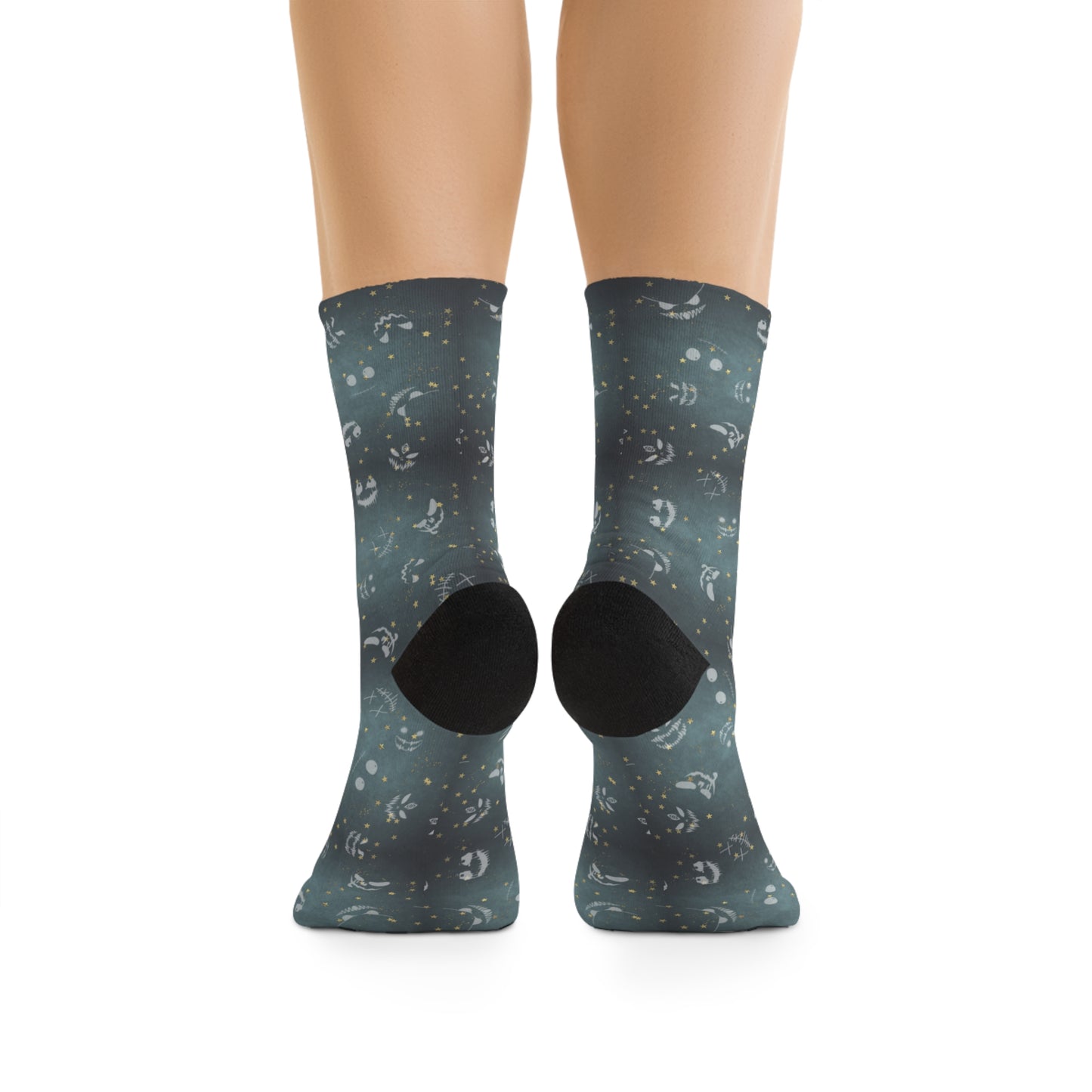 Night Faces | Recycled Poly Socks