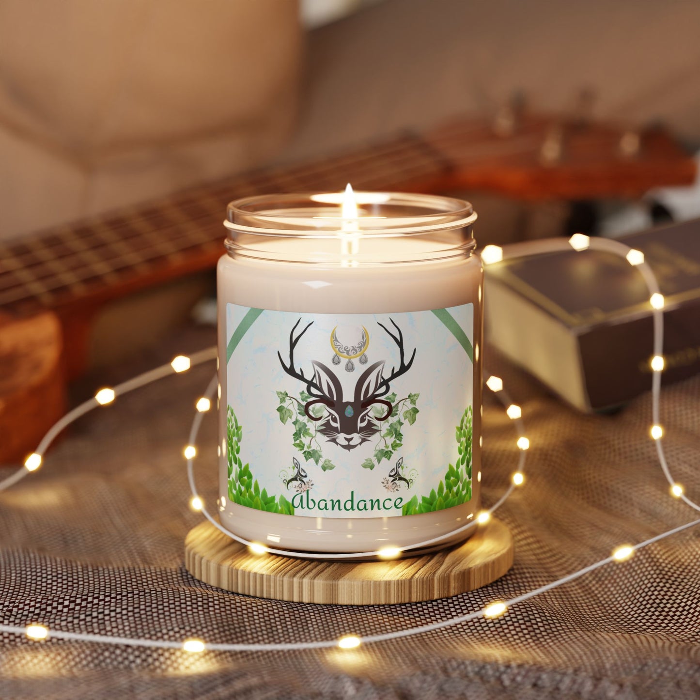 Abundance Bountiful Candle | Spring Equinox Scented Soy Candle, 9oz
