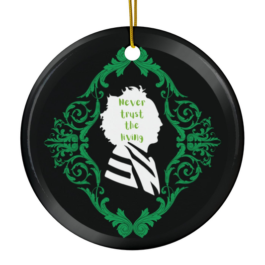 Mr. B. Juice Beetlejuice | Never Trust the Living | Heirloom Ceramic Ornaments (1pc, 3pcs, 5pcs, 10pcs)