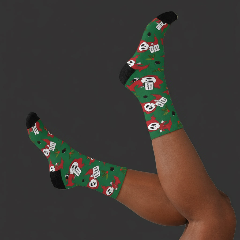 Spookymas Ghoul | Recycled Poly Socks