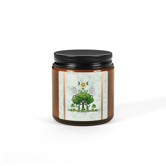 Great Tree | Summer Solstice | Scented Soy Candle (Amber Jar)
