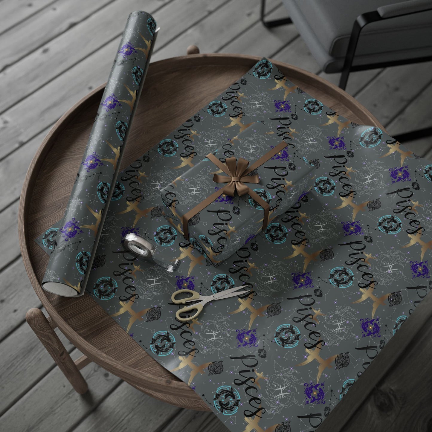 Pisces | Zodiac Birthday Wrapping Papers