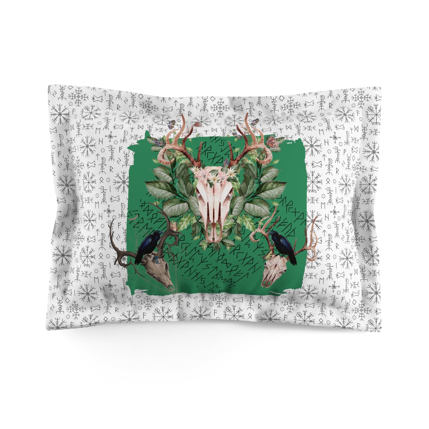 Viking Runes Pillow Sham