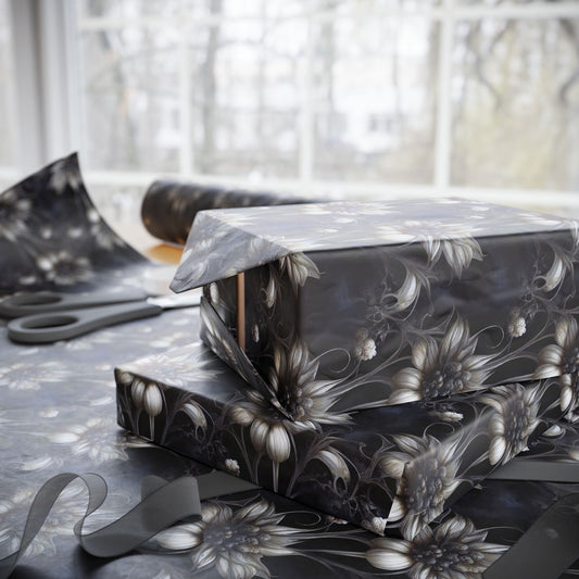Shadow Florals | Night Garden | Wrapping Papers