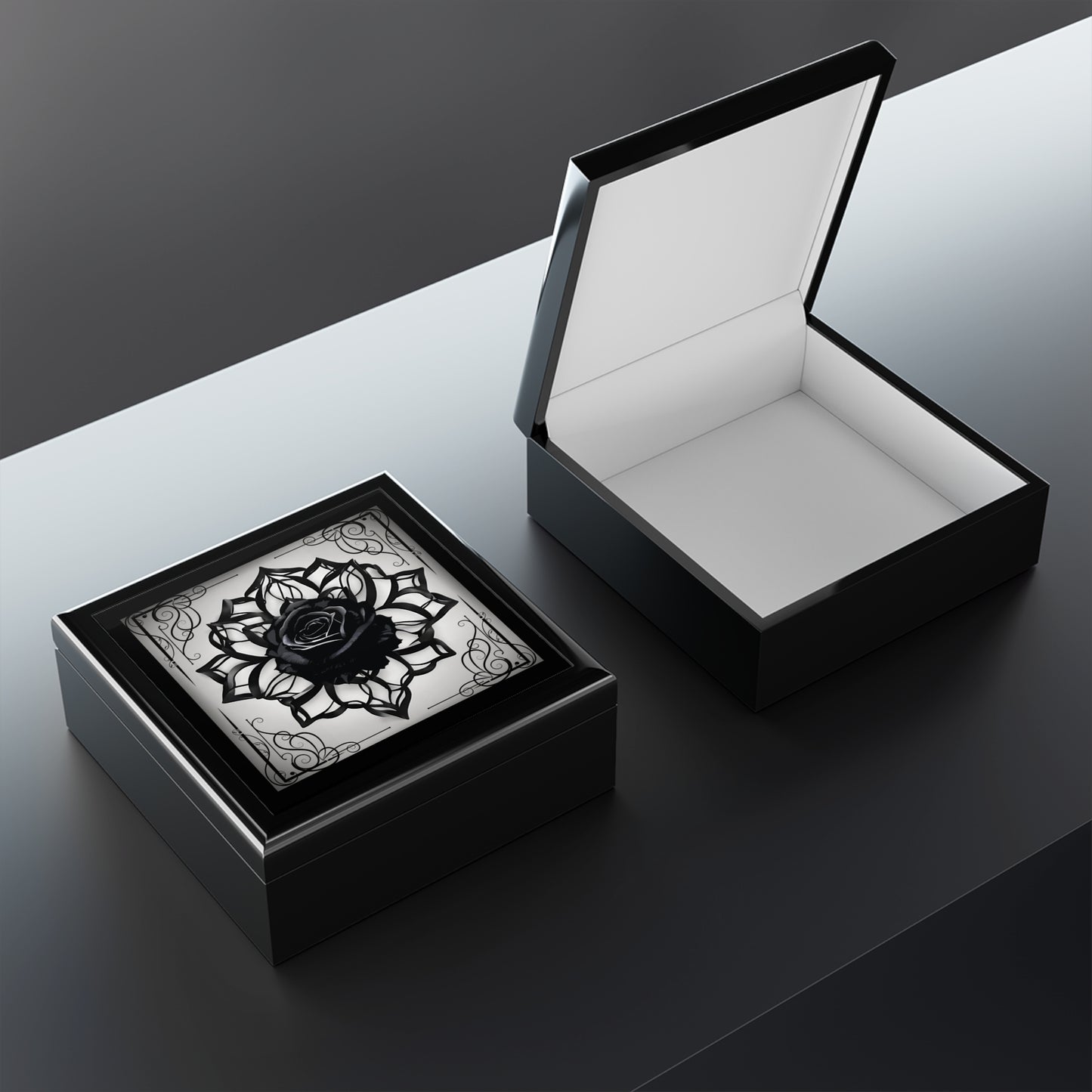 Sinister Rose Jewelry Box | Gothic Decor and Gift