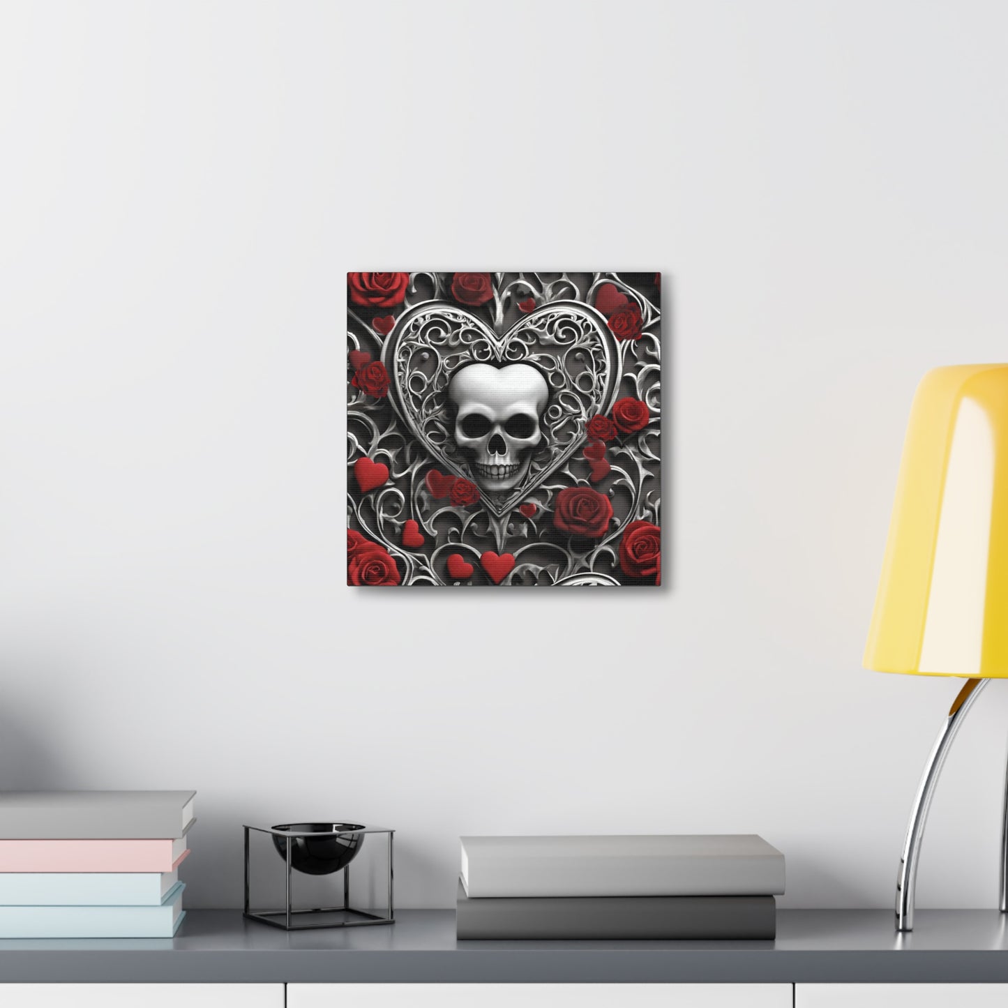 Gothic Hearts Canvas Gallery Wraps