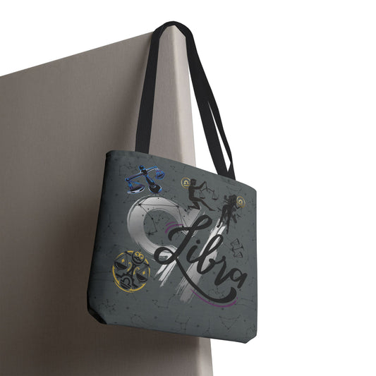 Libra Zodiac Tote Bag — Mystic Astrology Collection