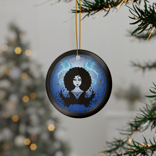 Deep Blue Lady | Heirloom Ceramic Ornaments (1pc, 3pcs, 5pcs, 10pcs)