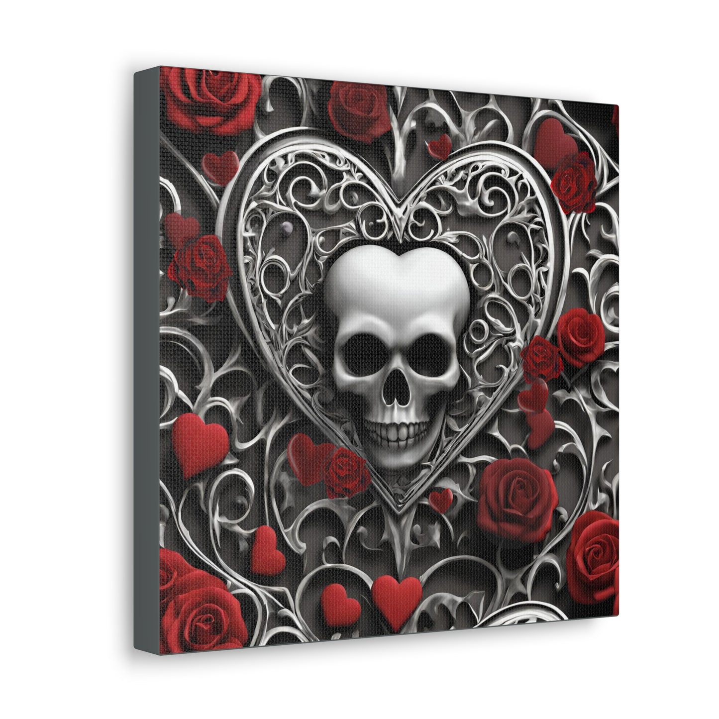 Gothic Hearts Canvas Gallery Wraps