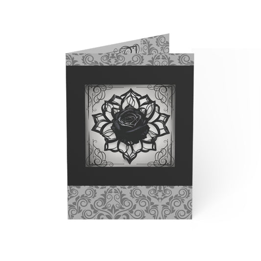 Sinister Rose Greeting Cards |  (1, 10 pcs)