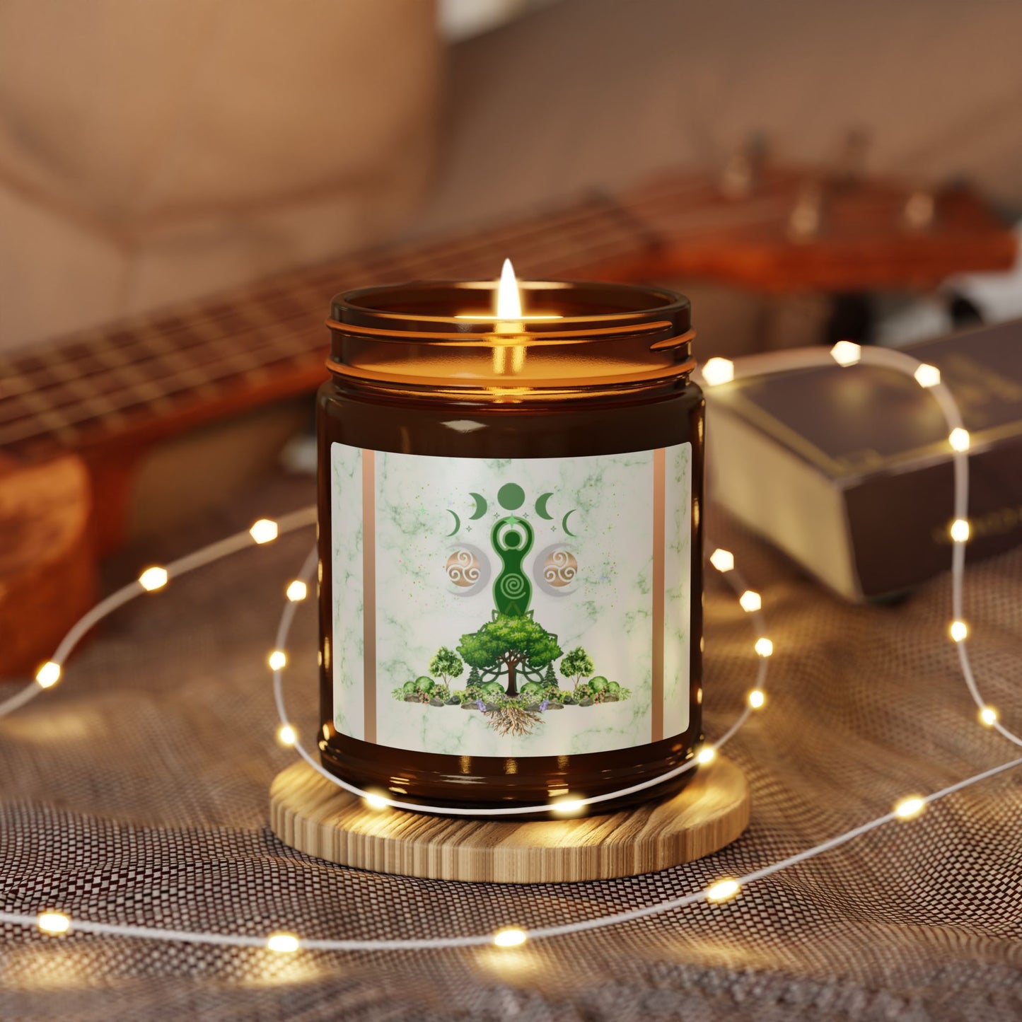 Mother Nature | Summer Solstice | Scented Soy Candle (Amber Jar)