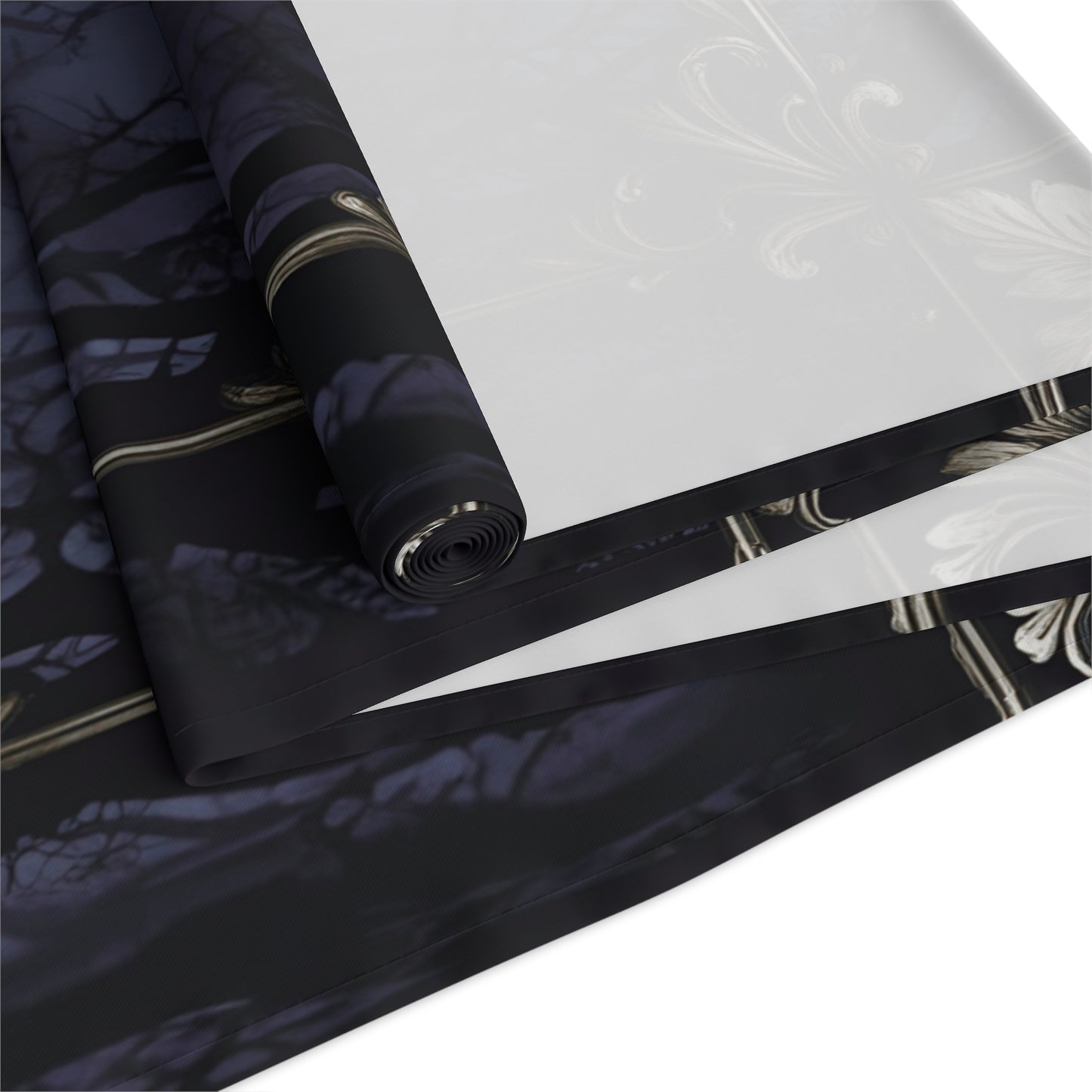 Sapphire Dark Forest |  Enchanted Dark | Table Runner