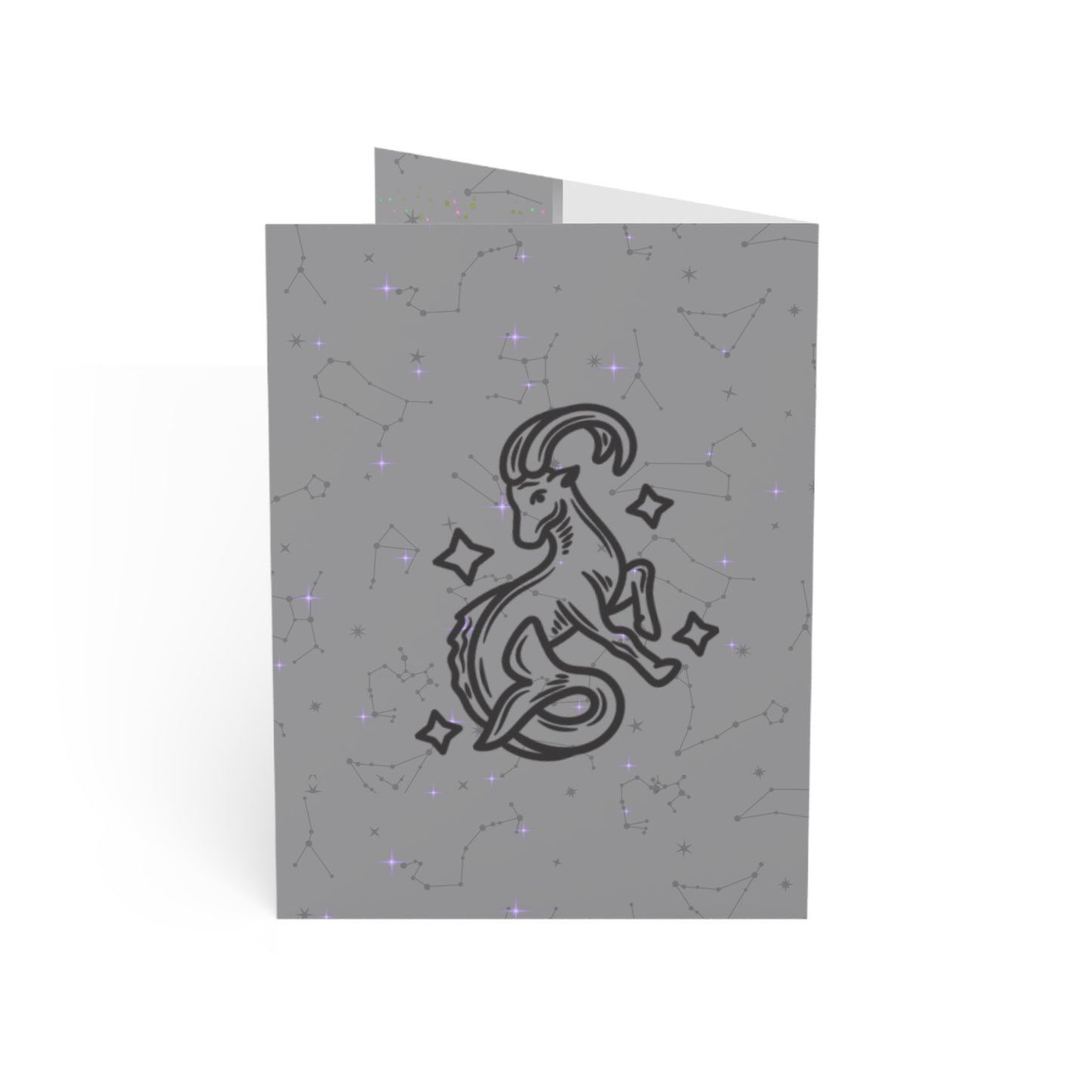 Capricorn | Zodiac Greeting Cards |  (1, 10 pcs)