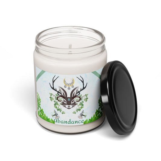 Abundance Bountiful Candle | Spring Equinox Scented Soy Candle, 9oz