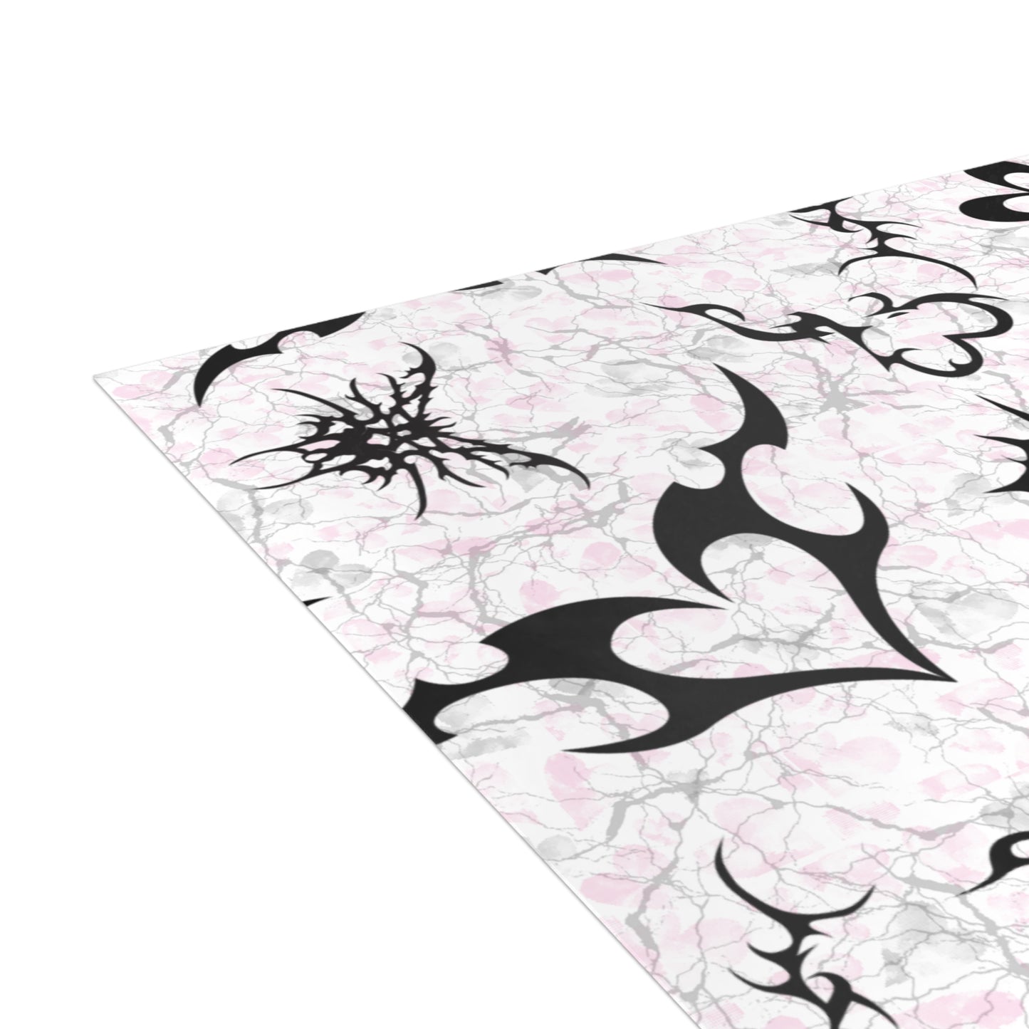 Inked Hearts Tattoo Greeting Cards — Edgy Heart Notes (1, 10, pcs)