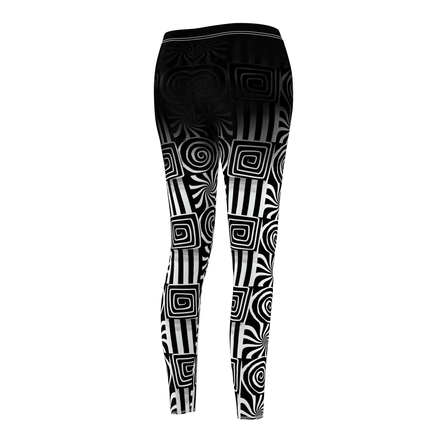 Gothic Swirls All-Over Print Leggings — Women's Casual Activewear
