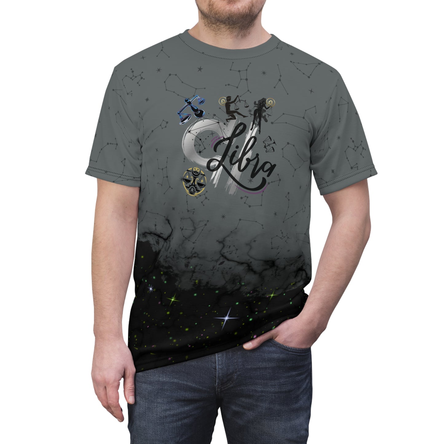 Libra Zodiac Constellation TShirt — What's Your Sign | Mystic Astrology Tee