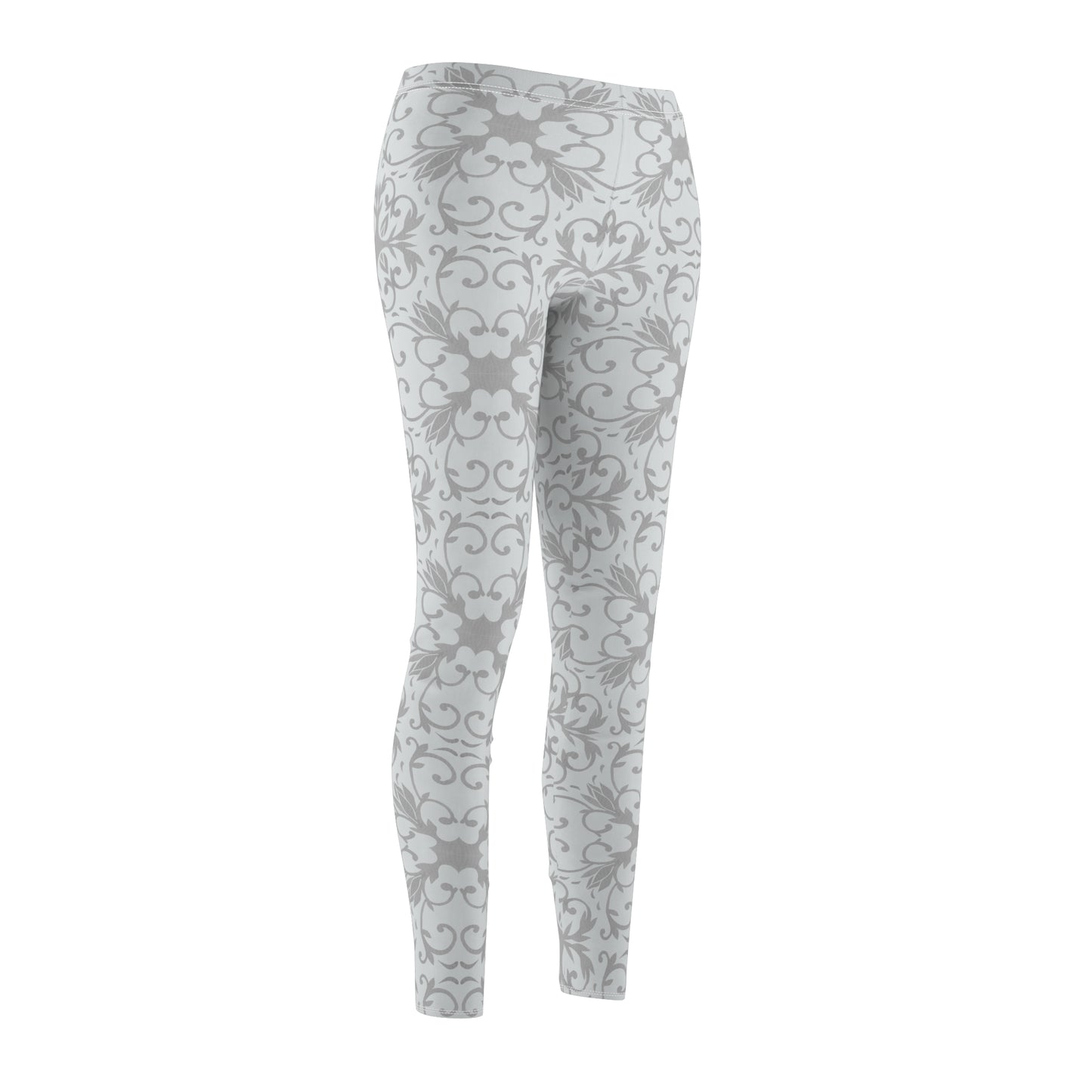 Nightmare Casualties | Gray Mist Damask  | All Over Print Women's Casual Gothic Wear