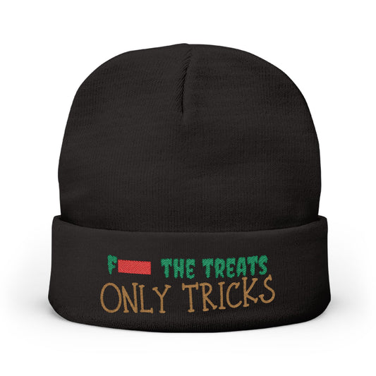 Only Tricks Beanie Hat - Nightmares Holiday | Cozy Winter Hat