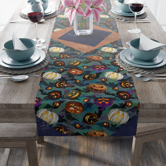 Scary Jacks Table Runner | (Poly)