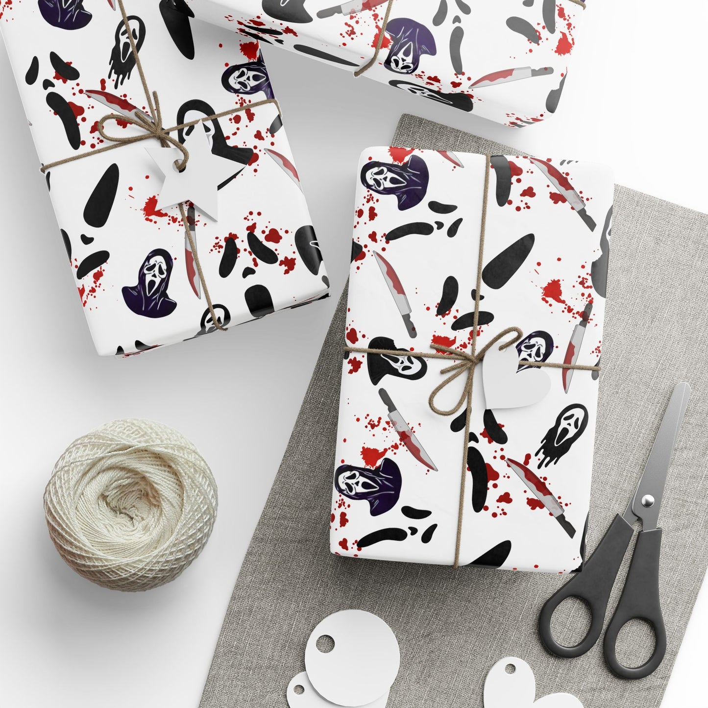 Wrapped In Horror | Have a Good Scream | Nightmare Wrapping Paper
