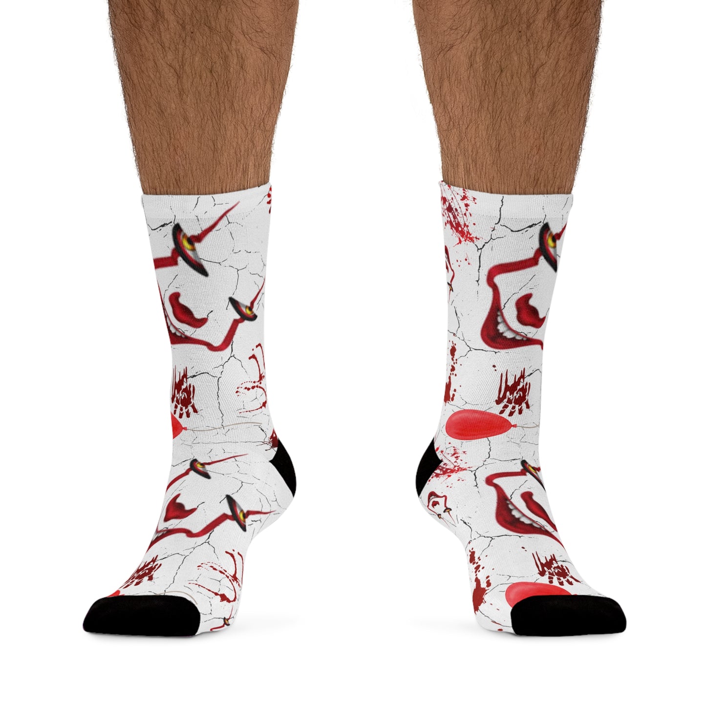 Horror Socks | Red Balloon | Recycled Poly Socks | Cozy and Scary