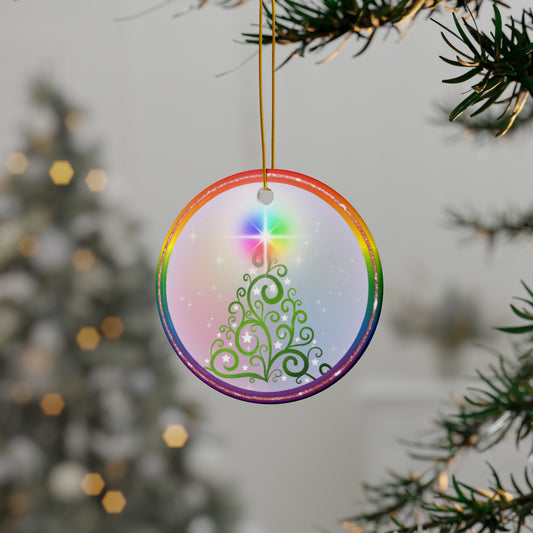 Joyous | Rainbow Tree | Heirloom Ceramic Ornaments (1pc, 3pcs, 5pcs, 10pcs)