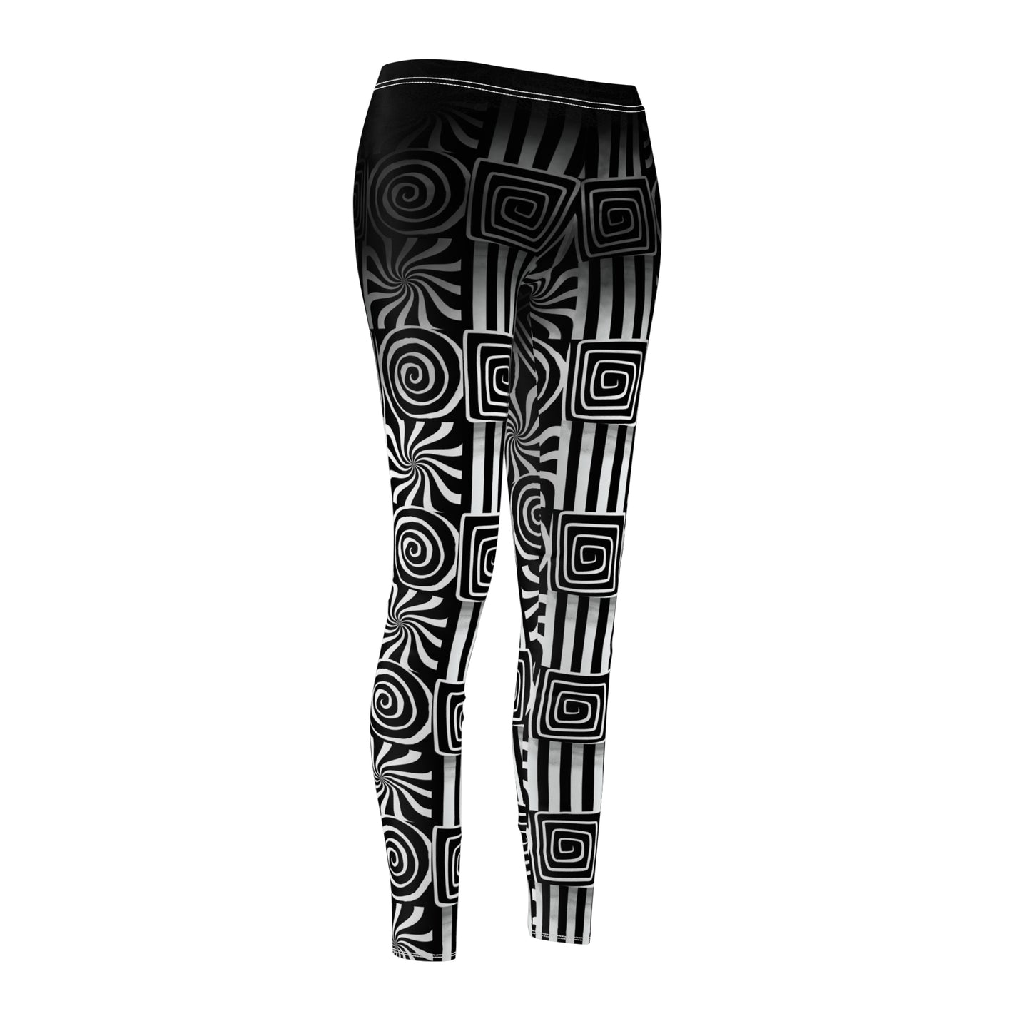 Gothic Swirls All-Over Print Leggings — Women's Casual Activewear