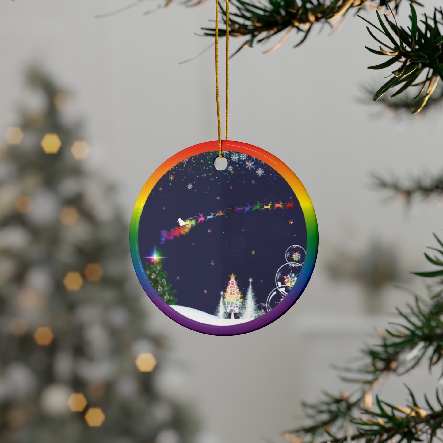 Pride-mas Eve | Heirloom Ceramic Ornaments (1pc, 3pcs, 5pcs, 10pcs)