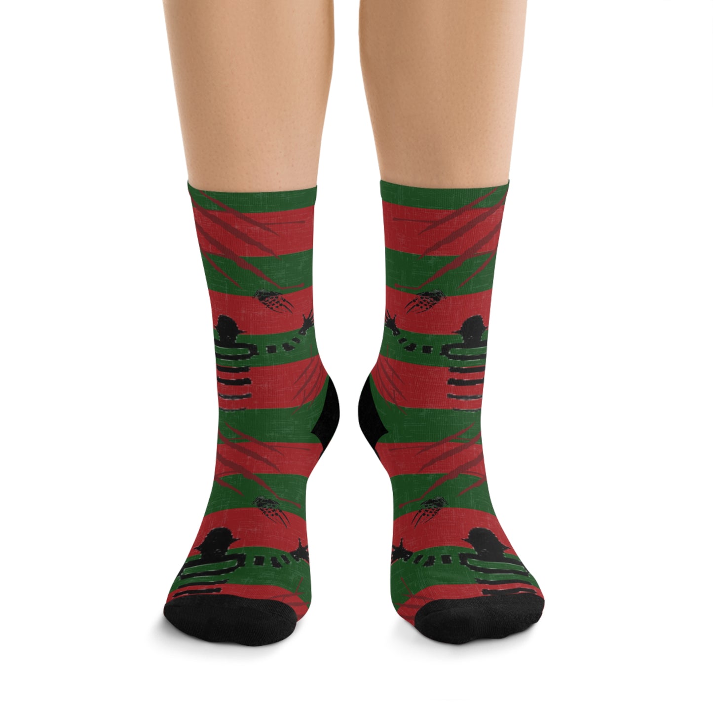 Horror Socks | Dream Street | Recycled Poly Socks | Cozy and Scary