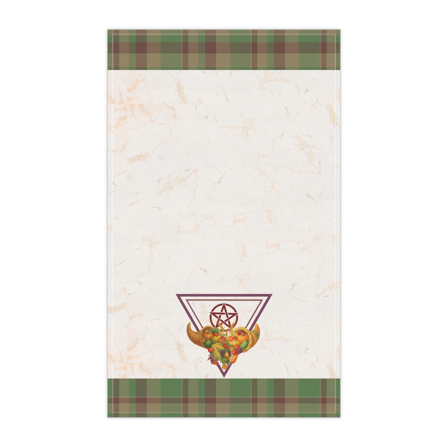 Harvest | Fall Equinox | Autumn Plaid Tea Towel