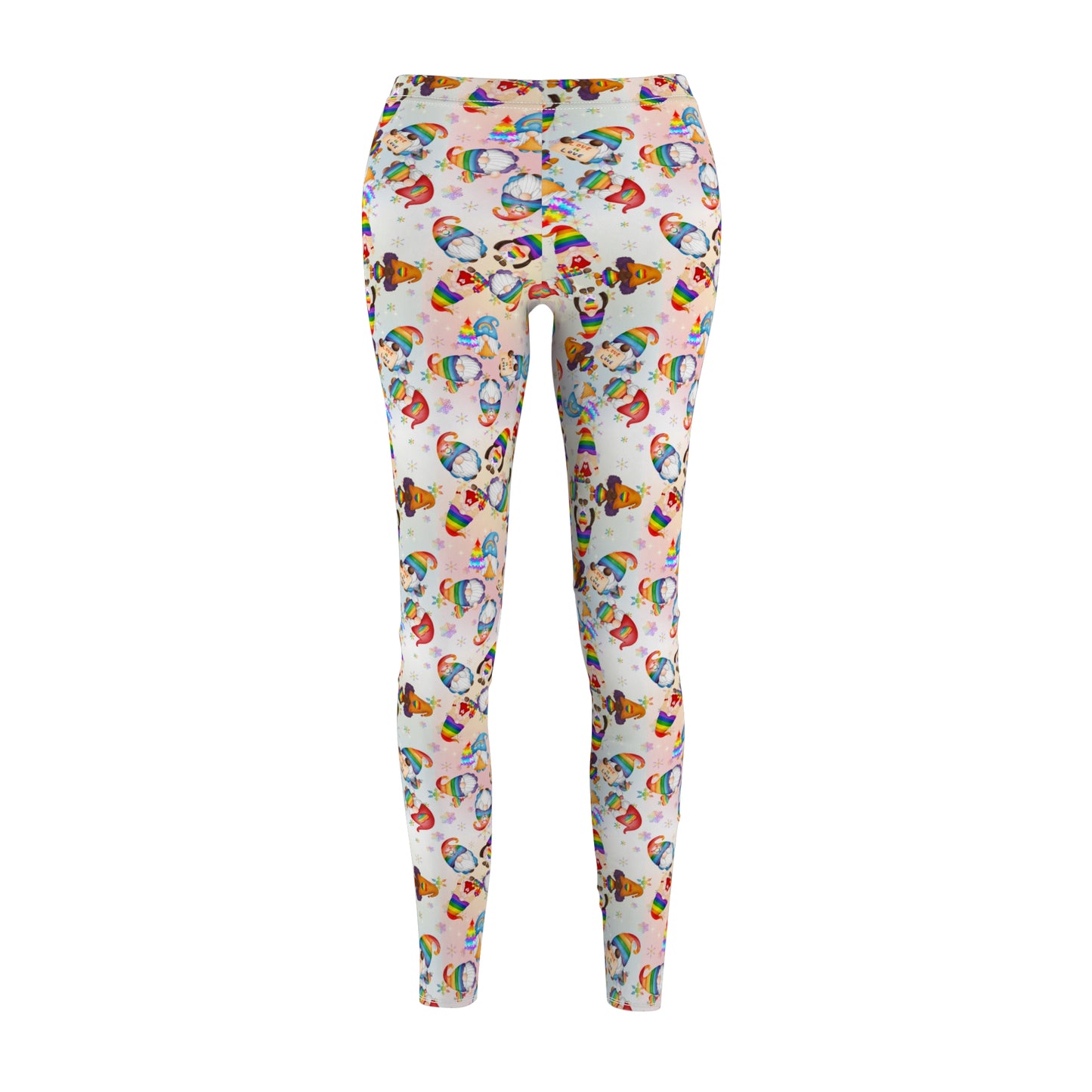 Pridemas Gnome All-Over Print Leggings — Holiday Casual Wear