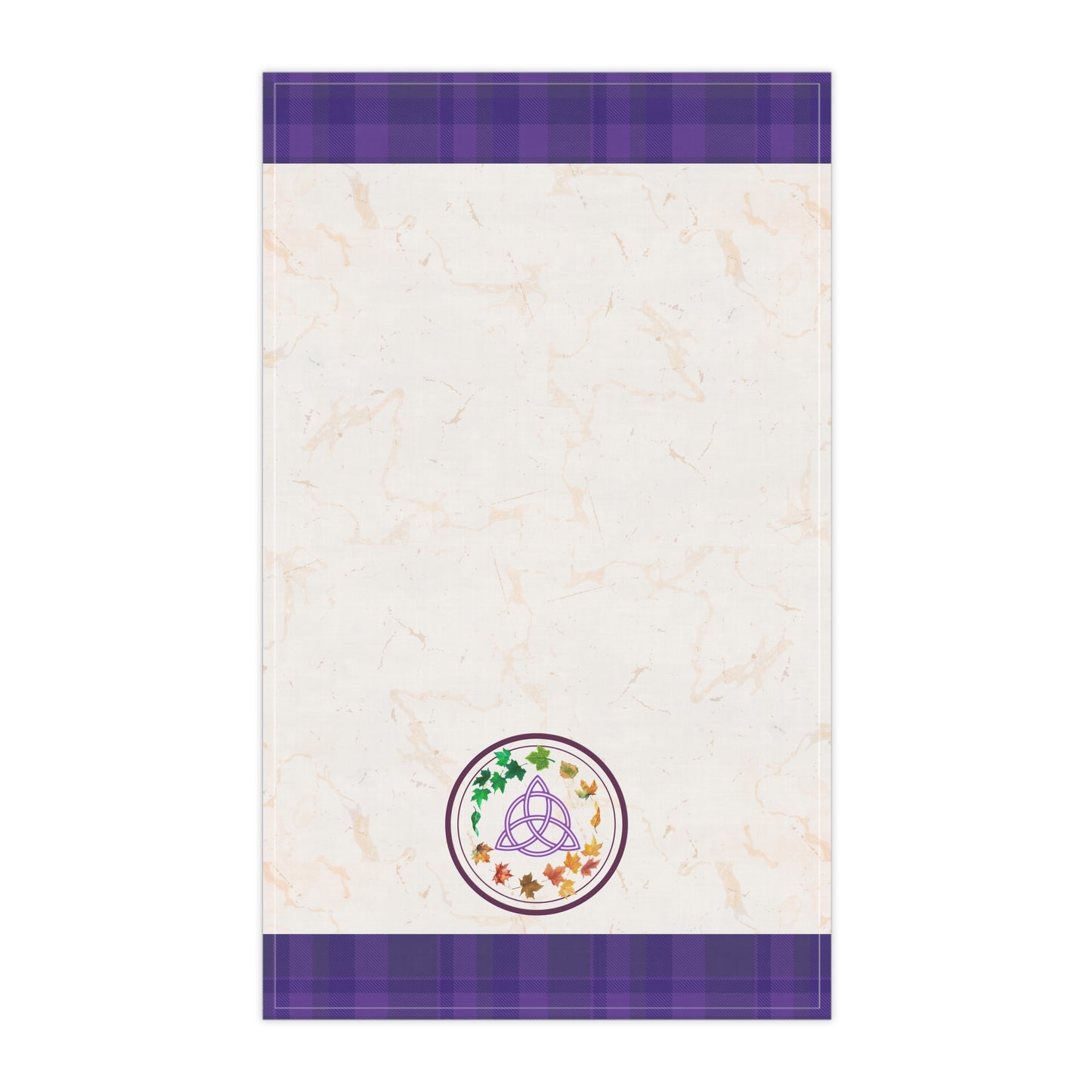 Transition | Fall Equinox | Autumn Plaid Tea Towel